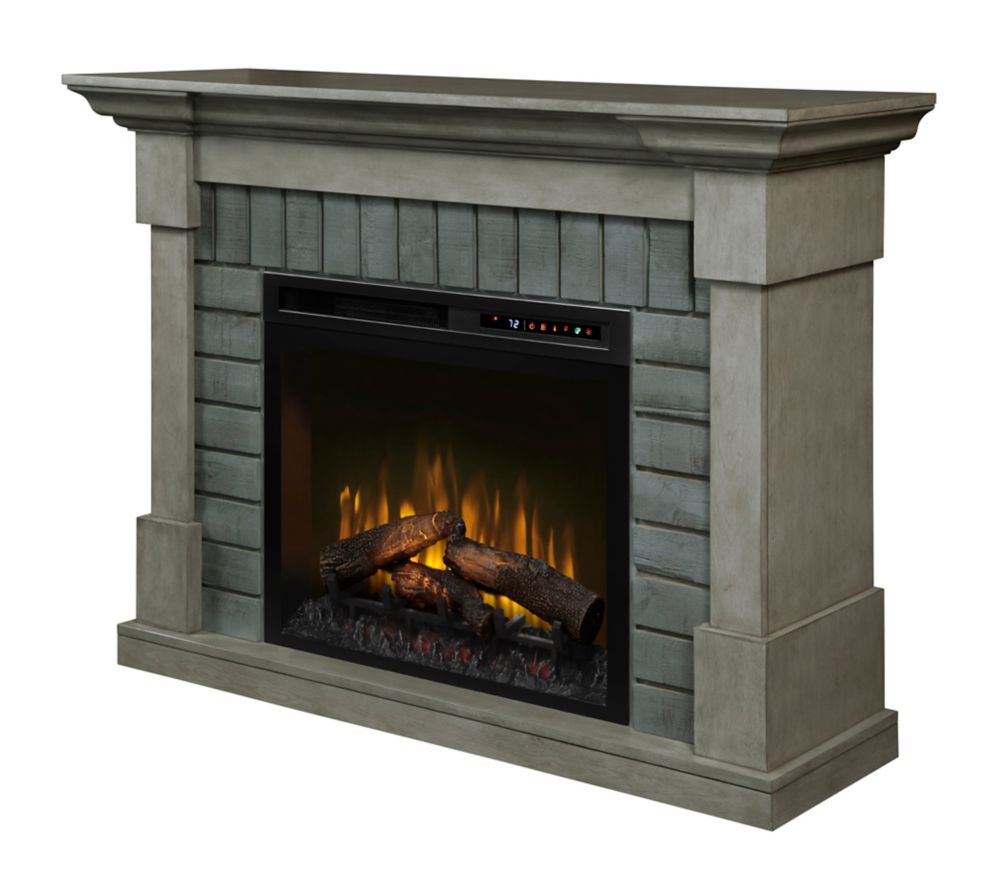 Dimplex Royce Electric Fireplace Mantel With Log Bed