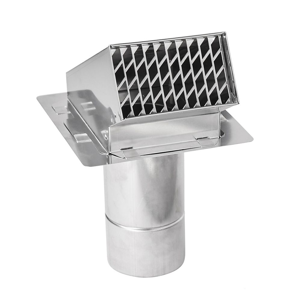 ZFlex ZVent 3 inch. Termination Hood w/ Backflow Preventer The Home