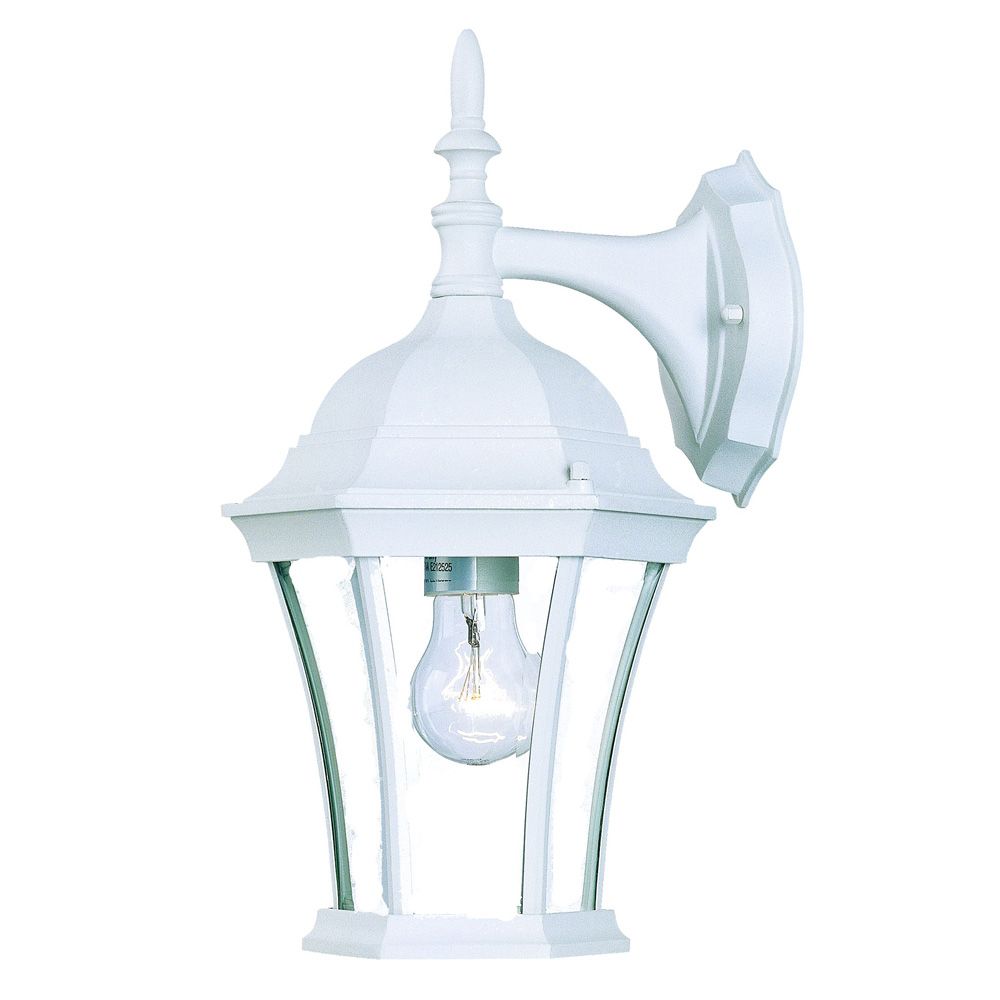 Acclaim Bryn Mawr Collection WallMount 1Light Outdoor Textured White