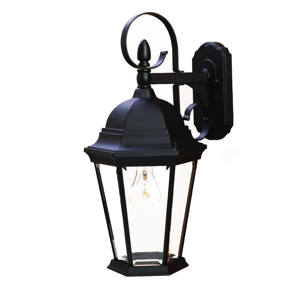 Acclaim New Orleans Collection Wall-Mount 1-Light Outdoor Matte Black ...