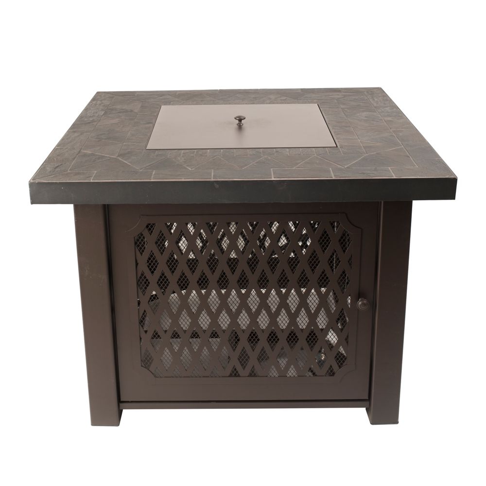 Pleasant Hearth Walden Gas Fire Pit Table