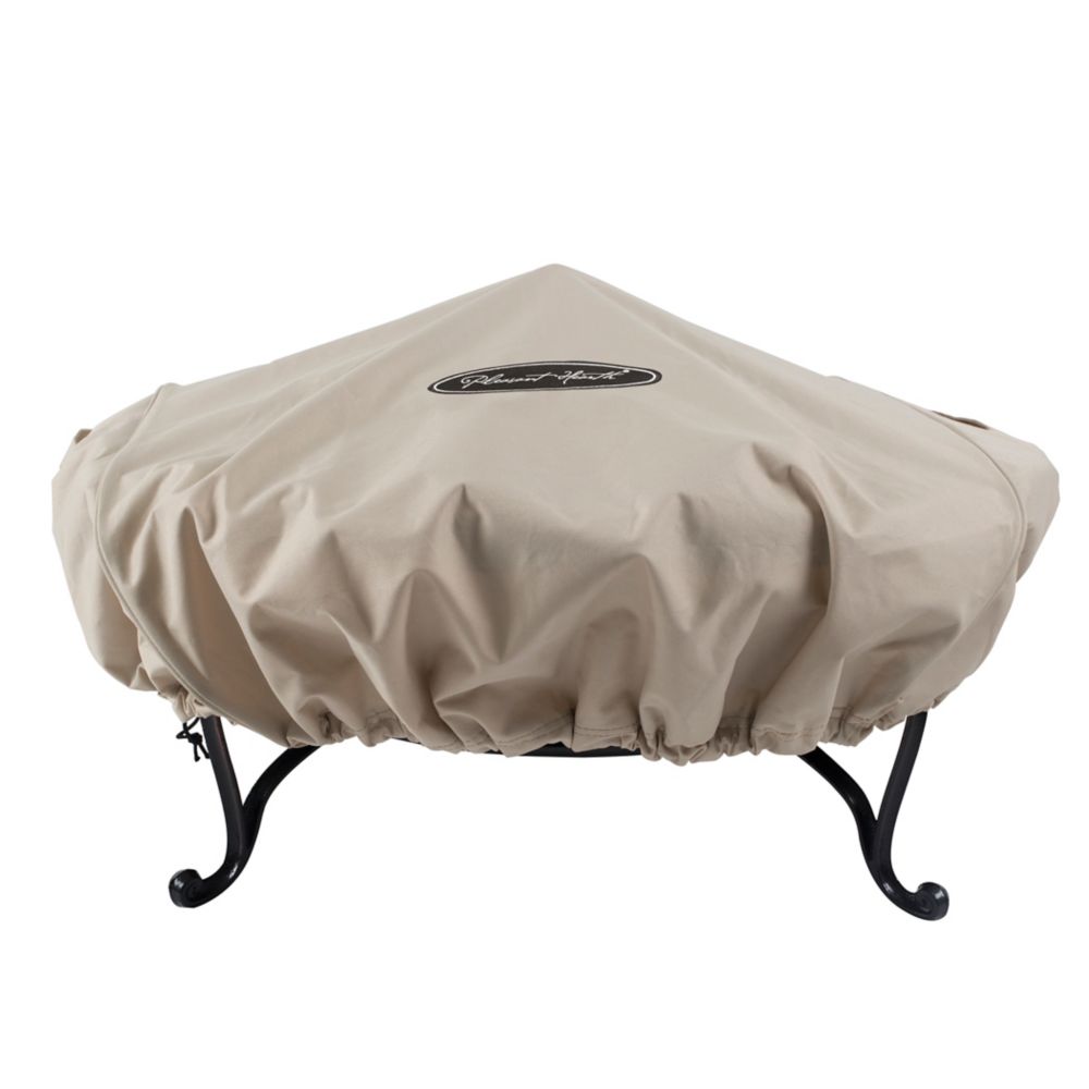 Pleasant Hearth Small Round Fire Pit Cover The Home Depot Canada Small Round Fire Pit Cover Photo Of