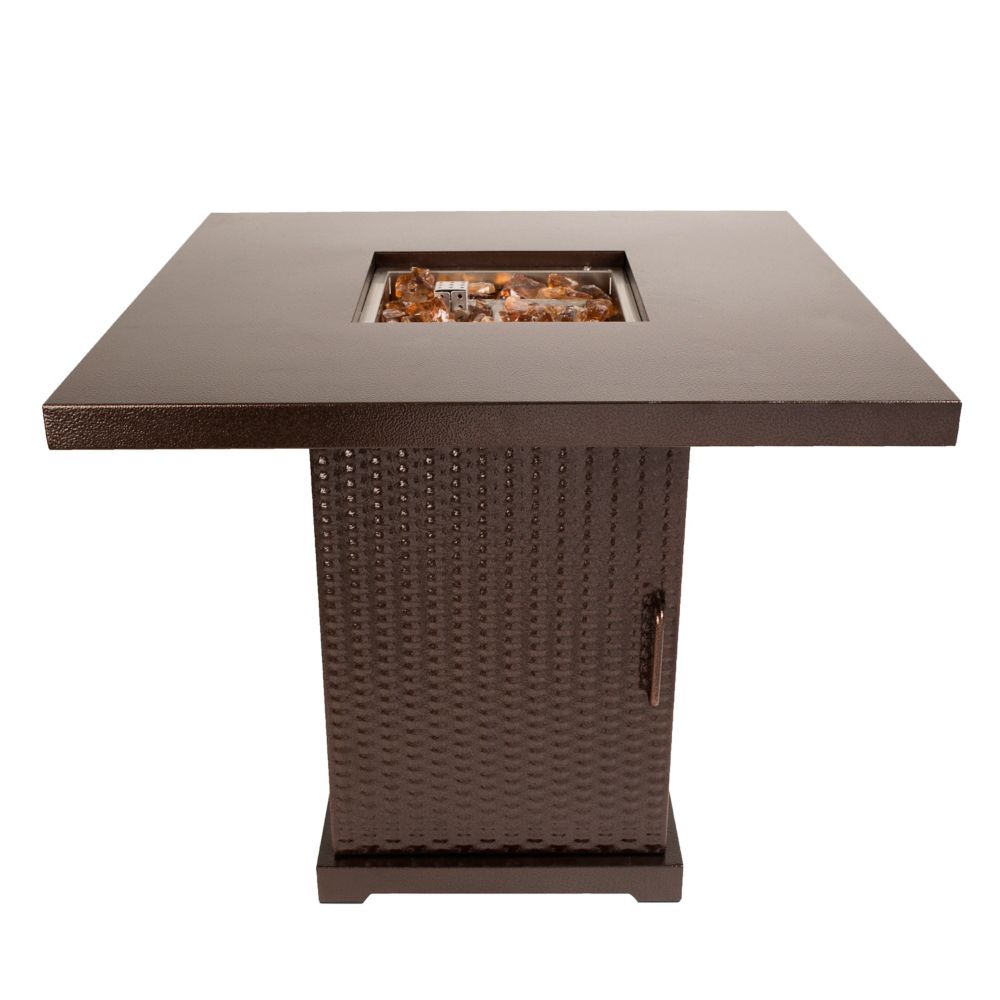 Pleasant Hearth Table de foyer extérieur au gaz Warren Home Depot Canada