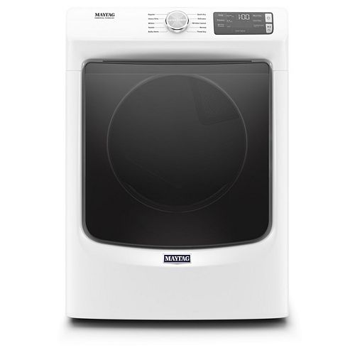 GE 7.4 CF TL Matching Gas Dryer in White The Home Depot Canada
