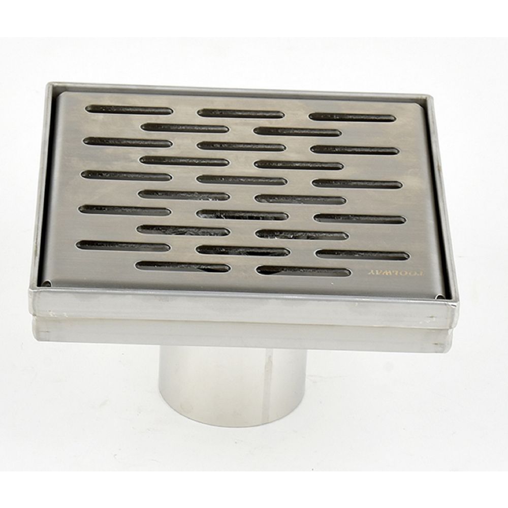 Luxury Drains Square Shower Drain Grill Grid | The Home Depot Canada