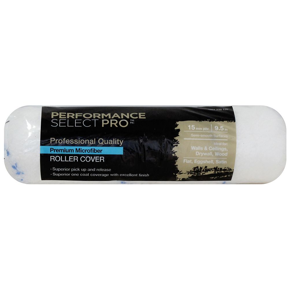 Performance Select Pro 9.5 inch x 5/8 inch Premium Microfiber Roller