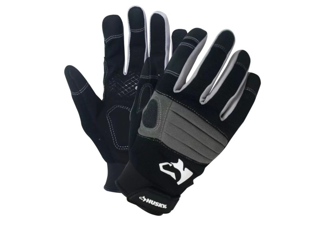 Husky New Medium Duty Work Gloves in Medium (3-Pack) | The Home Depot ...