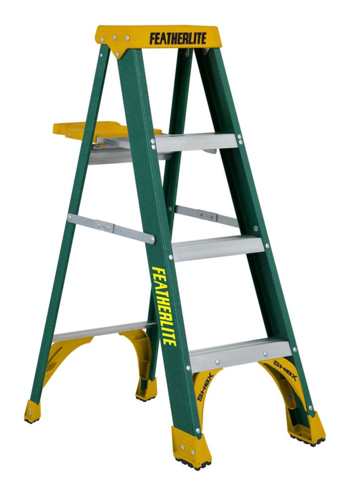 Featherlite 4 ft. Grade II Fibreglass Step Ladder The Home Depot Canada
