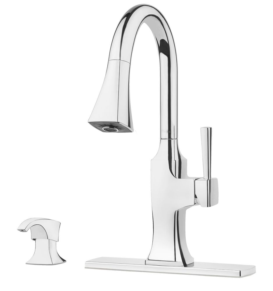Pfister Kroft Kitchen Pulldown Faucet In Polished Chrome