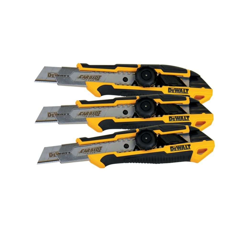 18 MM Single Blade Snapoff Knife (3PK)