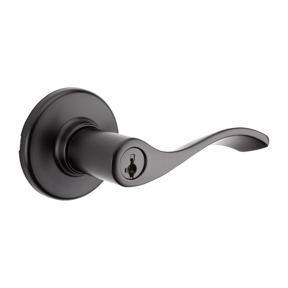 Belmont Keyed Entry Lever Black