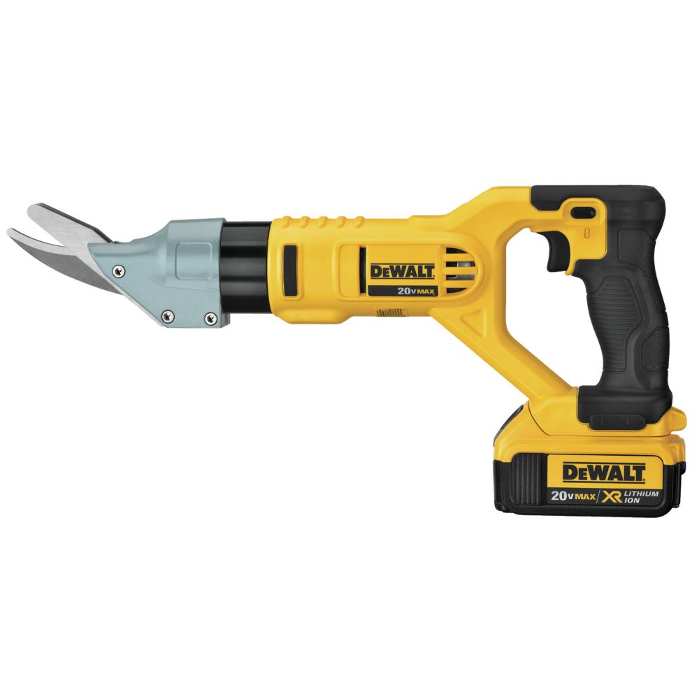 DEWALT 20V MAX VS 5/8inch Fiber Cement Shear (4.0Ah) with 1 Battery