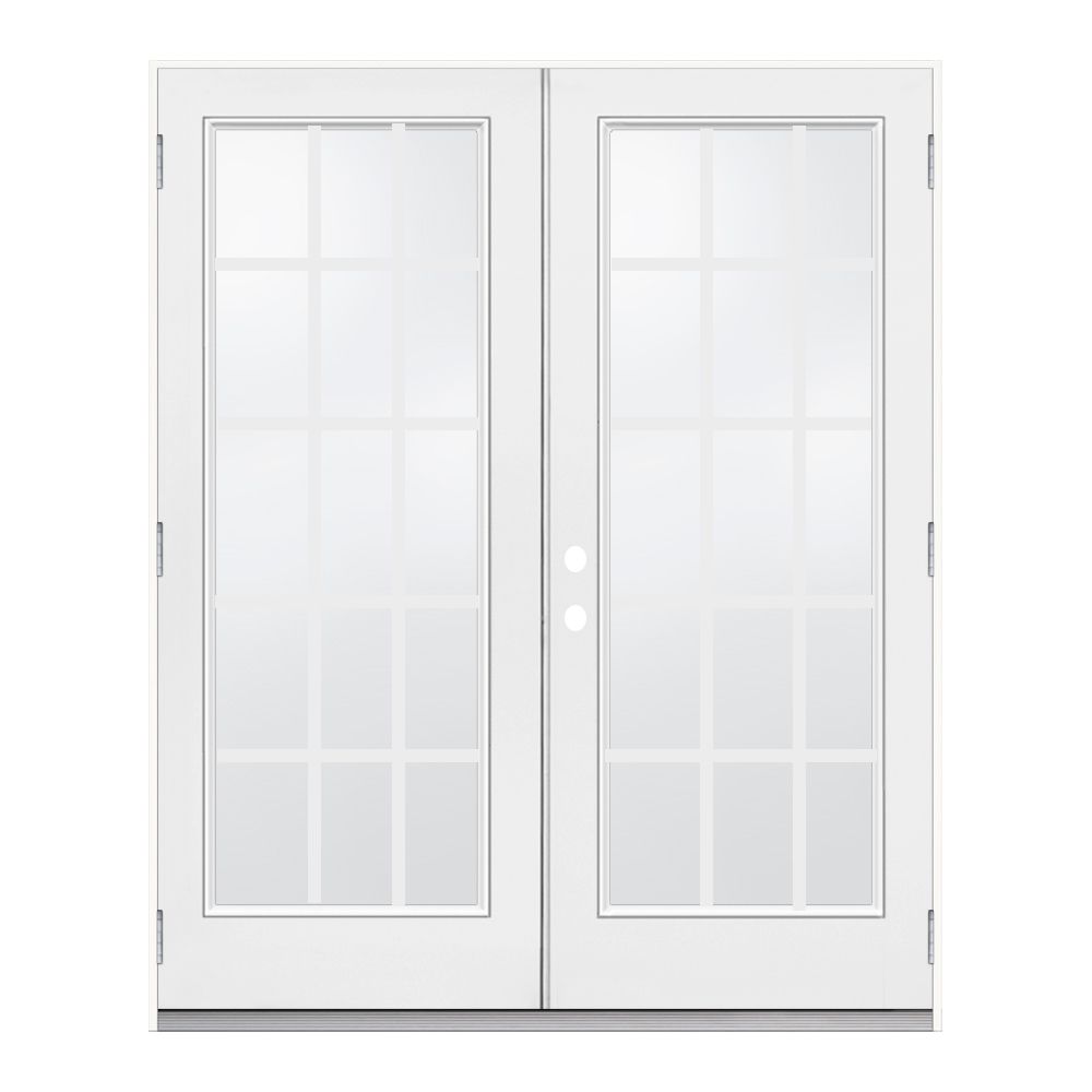 Jeld Wen Windows Doors 5 Ft French Door 15 Lite Door Glass