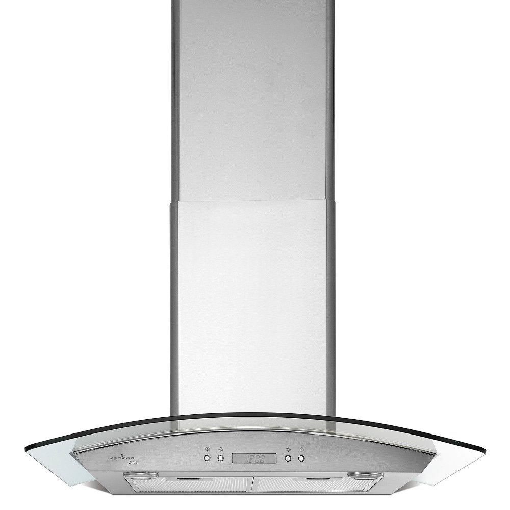 Venmar Jazz 30 inch 450 CFM Chimney style range hood in stainless steel ...