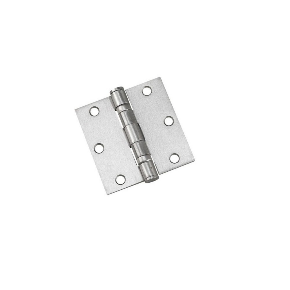 Onward Full Mortise Ball Bearing Butt Hinge, Brushed Nickel (2-Pack ...