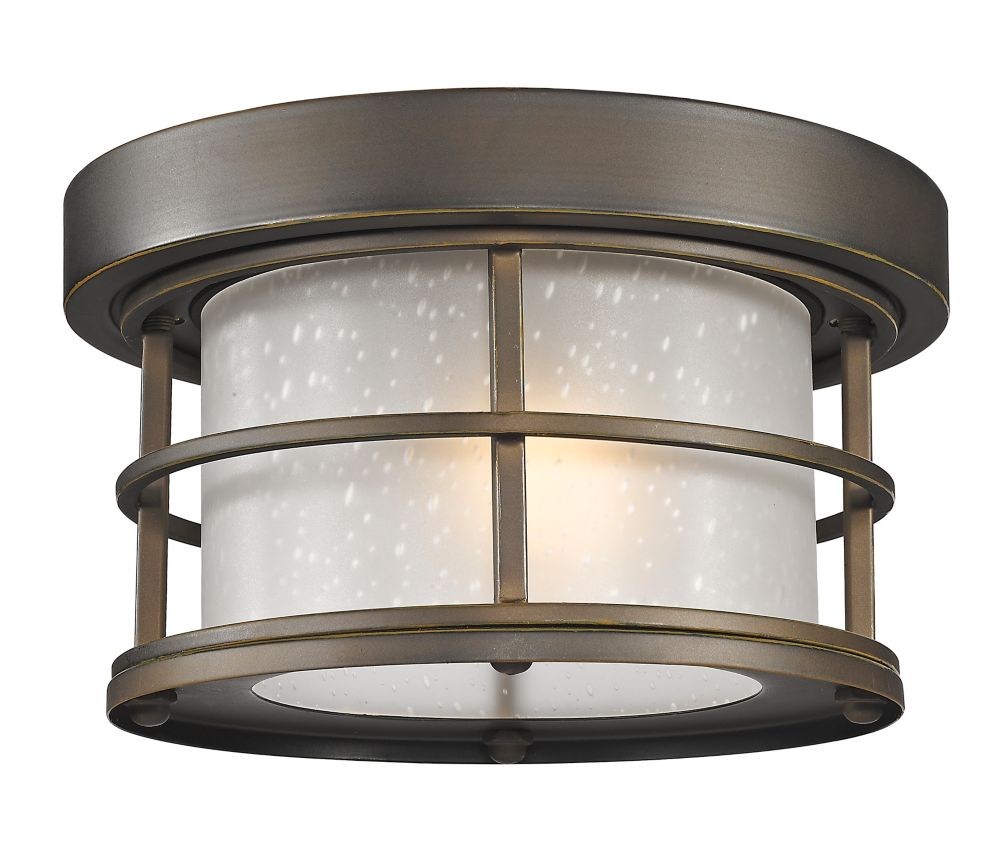 Filament Design 1-Light Oil Rubbed Bronze Outdoor Flush ...