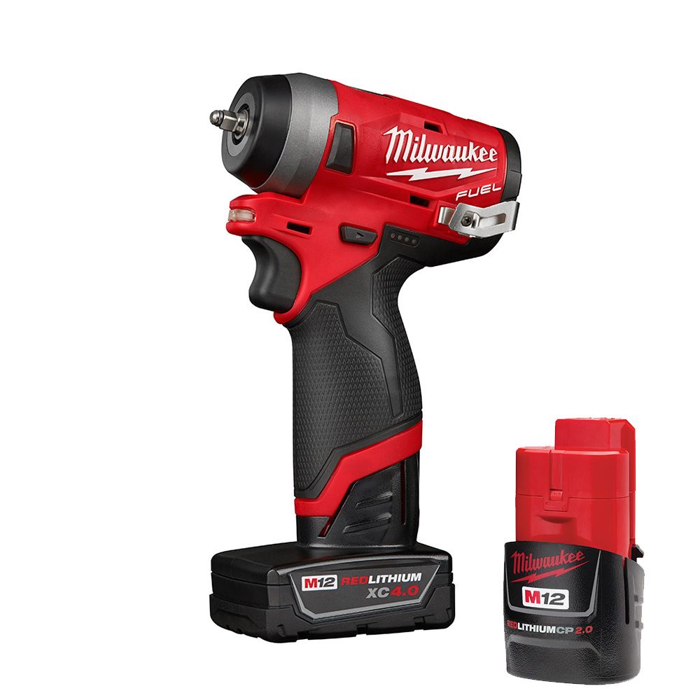 Milwaukee Tool M12 Fuel 12v Lithium Ion Brushless Cordless Stubby 14 Inch Impact Wrench K 