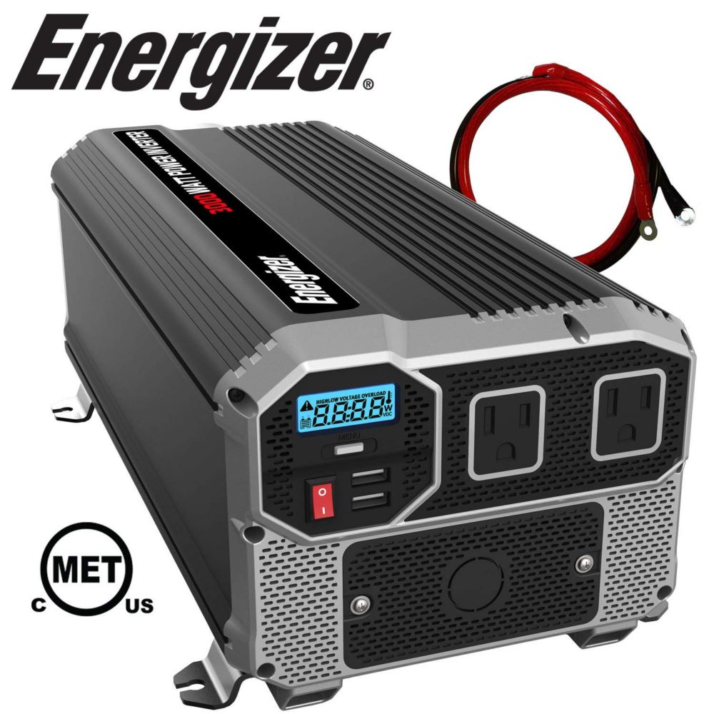 Energizer 3000 Watt 12V CC à 120V CA Onduleur Home Depot Canada