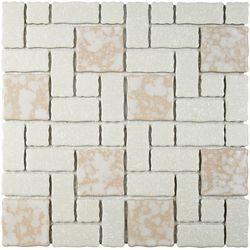 tile inch merola mosaic porcelain bone mm academy sq ft case