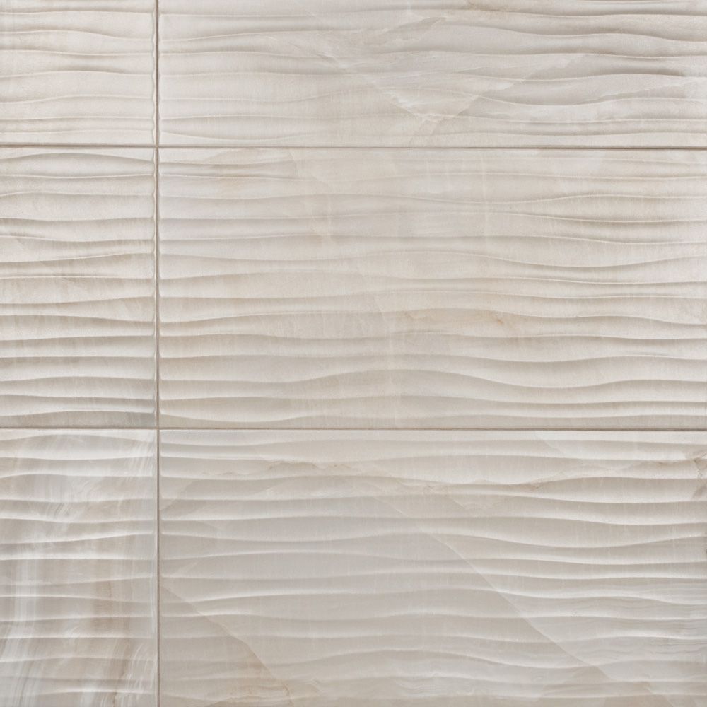 Porcelain Tile The Home Depot Canada Merola Tile Deco Dubai Pearl 12 1 2 Inch X 24