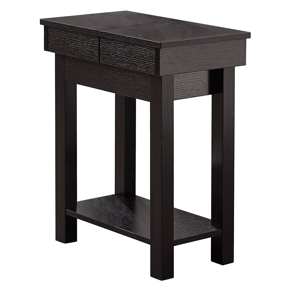 Side End Tables The Home Depot Canada Monarch Specialties Accent Table 24 Inch H Cappuccino