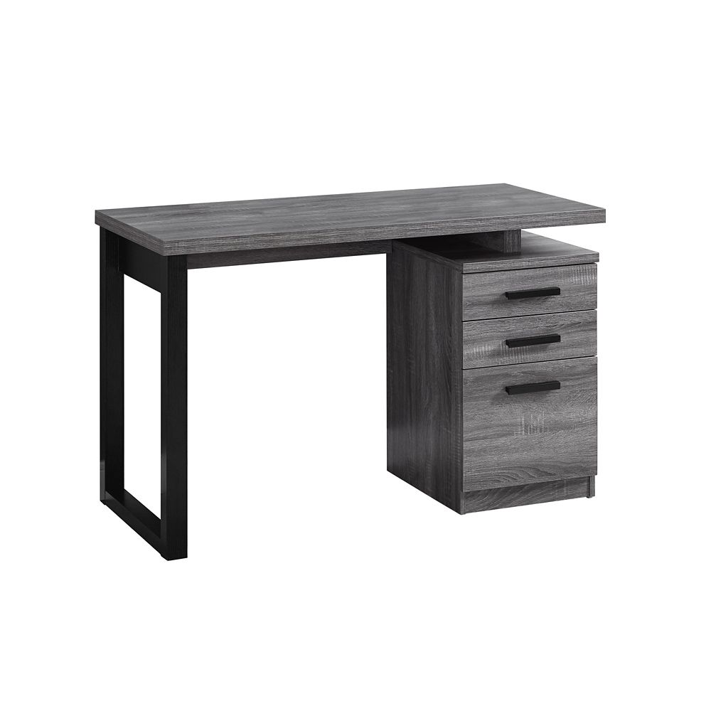 Desks The Home Depot Canada Monarch Specialties Computer Desk 48 Inch L Grey Black