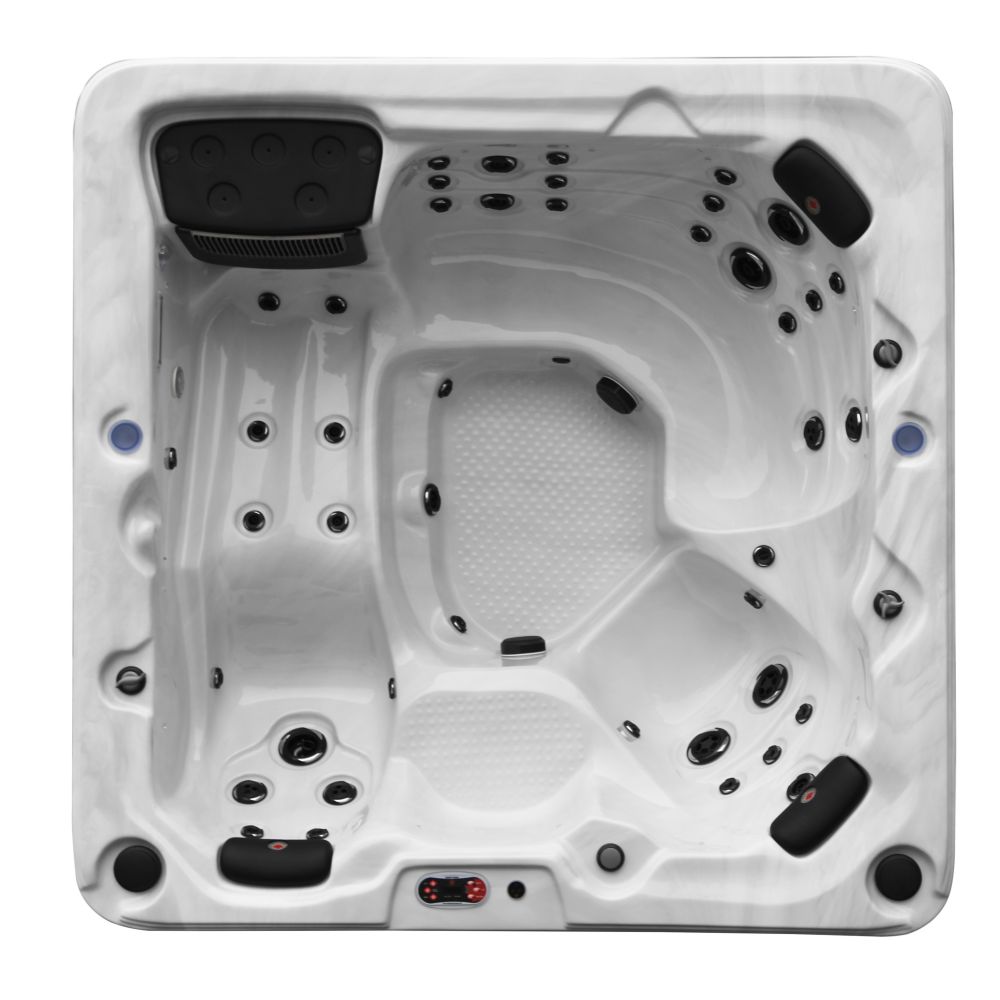 Toronto Se 44 Jet 6 Person Hot Tub With Led Lighting And Bluetooth Audio