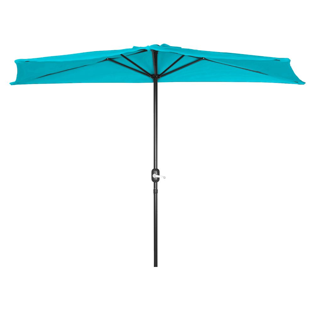 Henryka Half Umbrella Blue | The Home Depot Canada