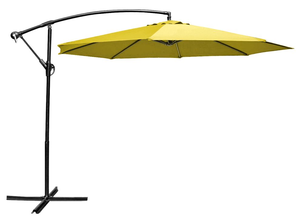 Henryka 10 ft. Cantilever Umbrella Yellow | The Home Depot