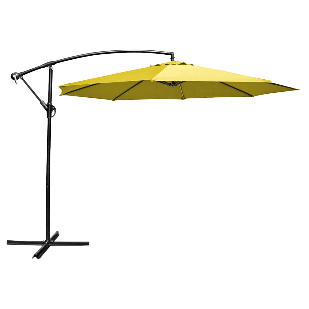 Henryka 10 ft. Cantilever Umbrella Yellow The Home Depot Canada