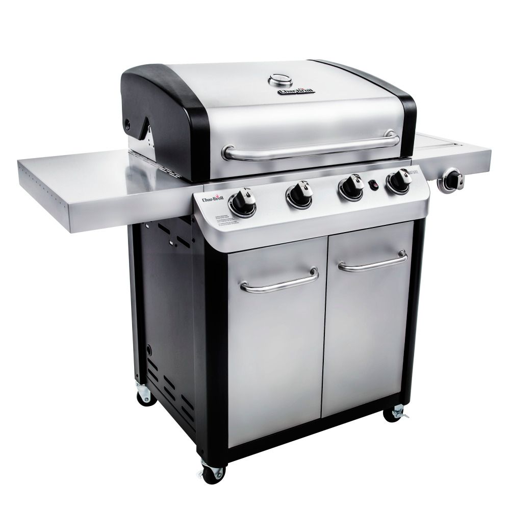 Signature 4-Burner Gas Grill in Stainless Steel