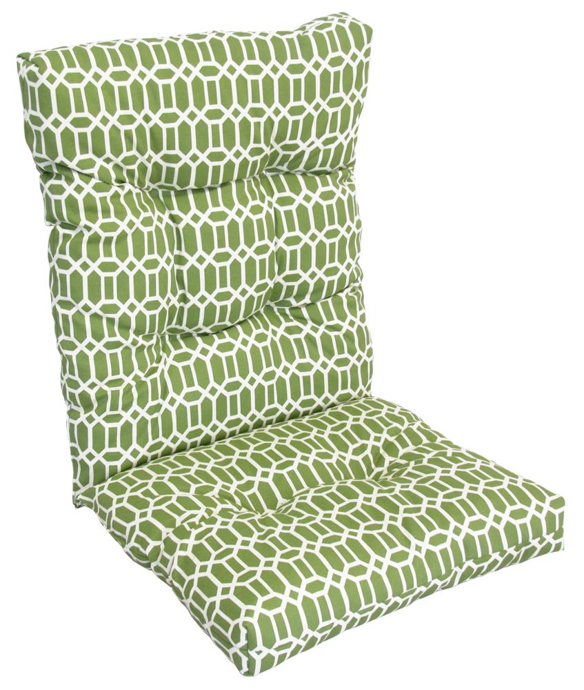 Bozanto Inc. High Back Cushion light green geo The Home Depot Canada