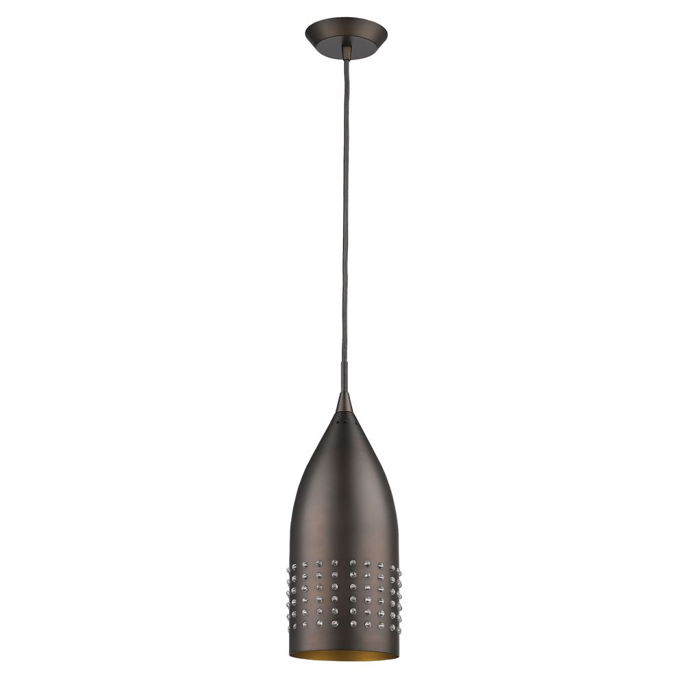 Luminaire PoÀ En Fini Lumière 11 1 Bronze Suspendu Huilé Prism XiTOkPZu