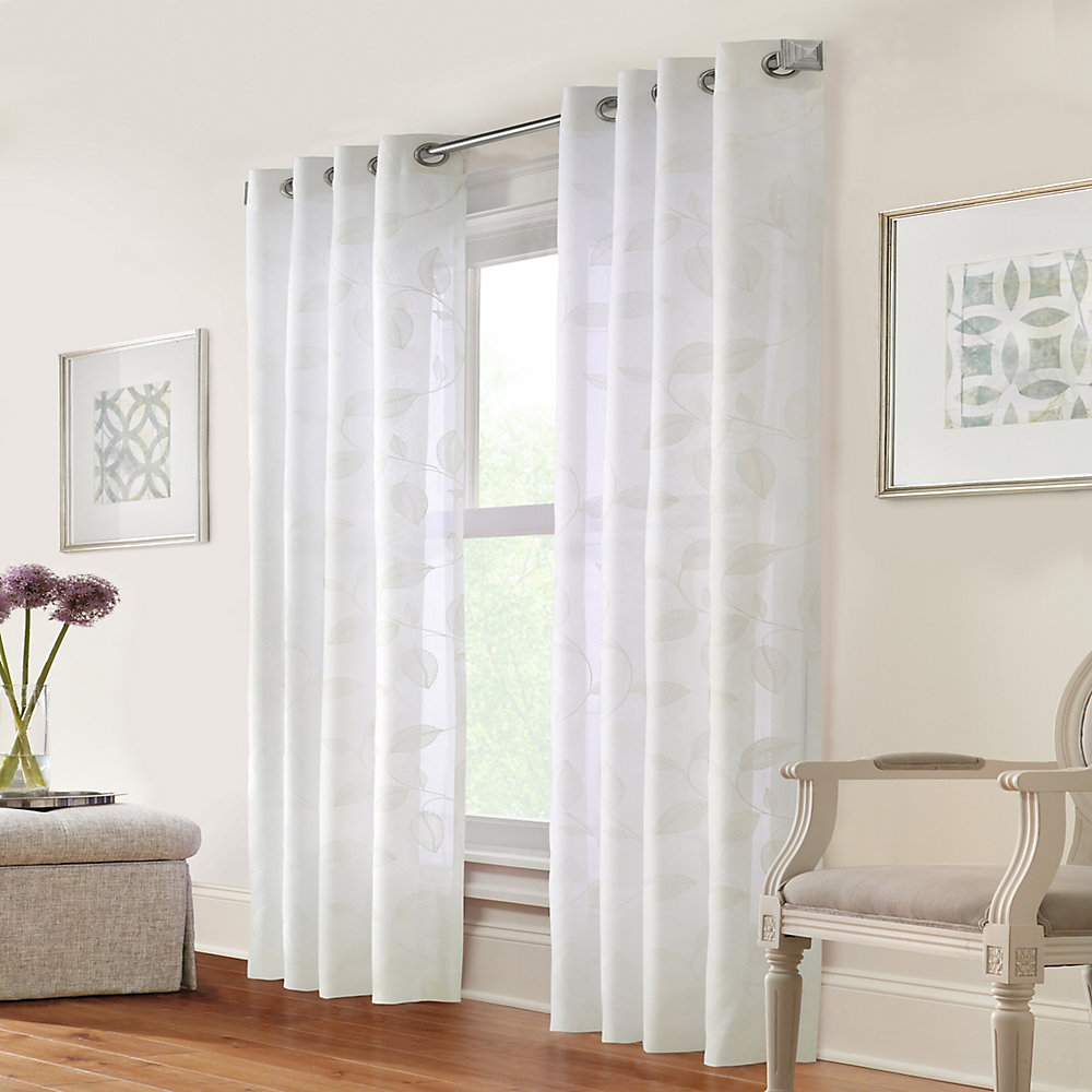 Home Decorators Collection Muirfield Embroidered Leaves On