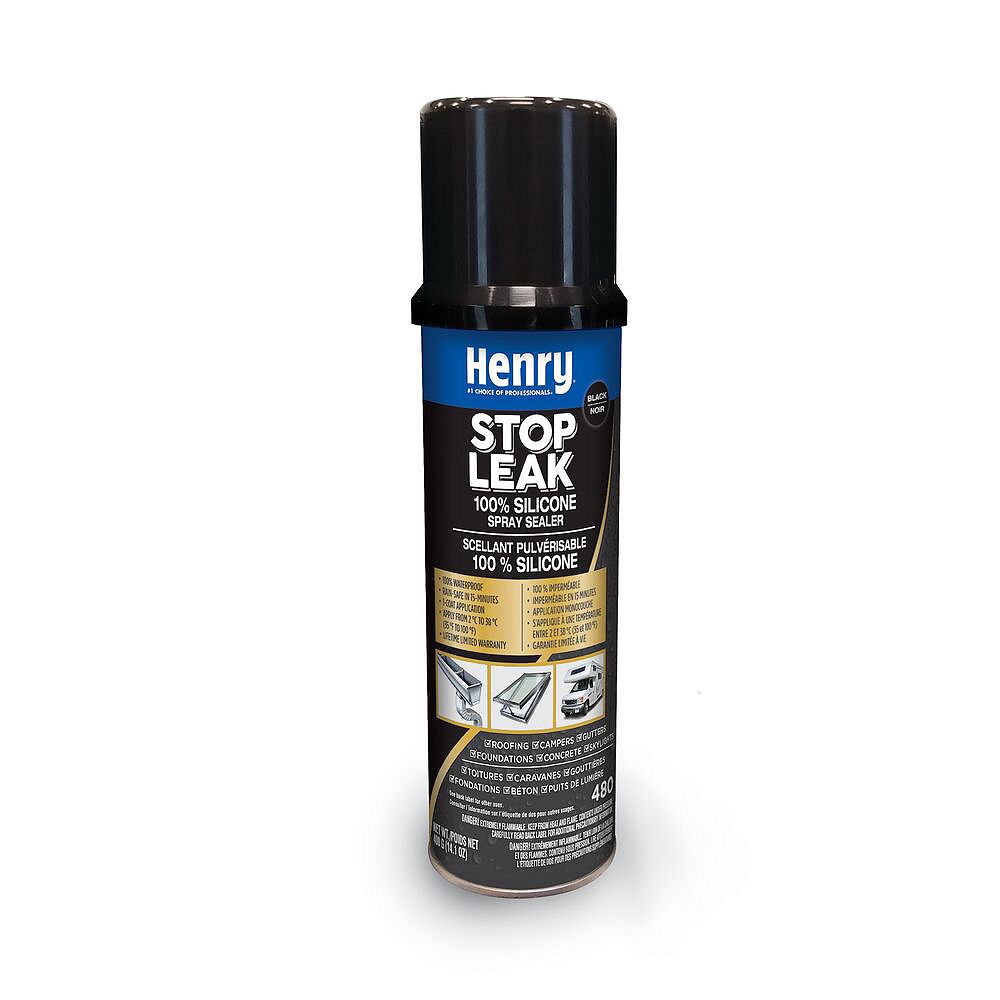 Henry Stop Leak 100 Silicone Spray in Black The Home Depot Canada