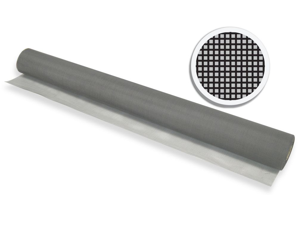 Easy Screen Grey Fiberglass Screen 48" X 100' (122 CM X 30.5 ) The Home Depot Canada