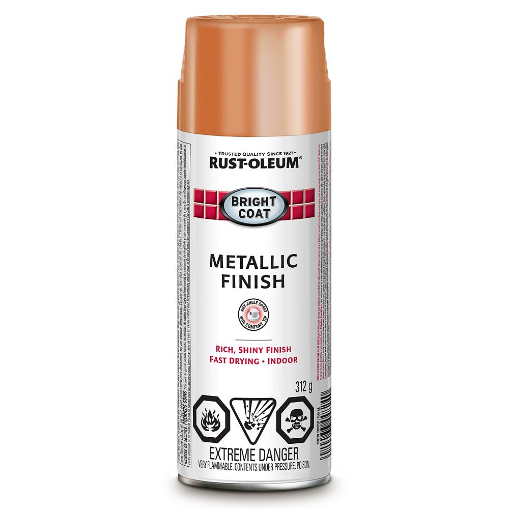 RustOleum BRIGHT COAT METAL FINISH COPPER 340G The Home Depot Canada