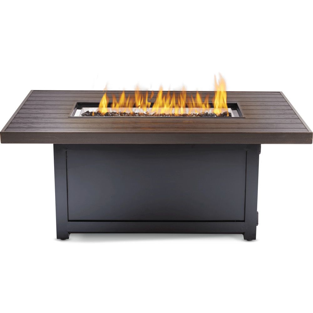 Napoleon Patioflame Rectangular Muskoka Outdoor Fire Table ...