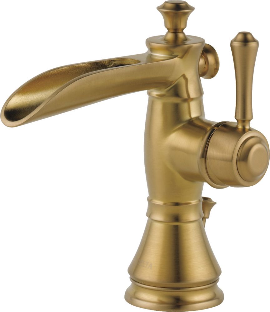 Delta Cassidy Single Handle Lavatory Faucet with Channel Spout