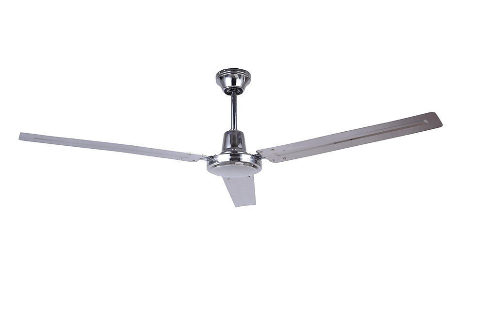 Canarm 56 Inch Commercial Chrome Ceiling Fan The Home Depot Canada Canarm 56 Inch Commercial Chrome Ceiling Fan