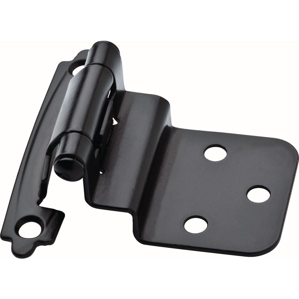 Liberty 3/8 inch Flat Black SelfClosing Inset Hinge (1Pair) The