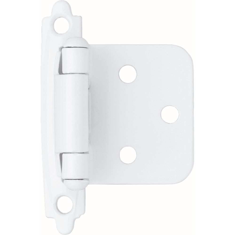 Liberty White Self Closing Overlay Hinge 1 Pair The Home Depot Canada 5340