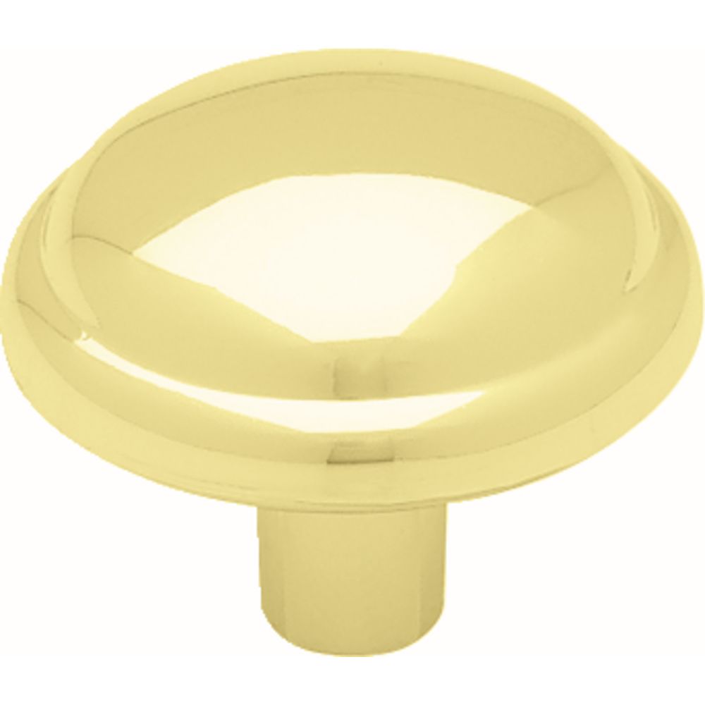 Liberty 11/8 inch Polished Brass Domed Top Round Knob The