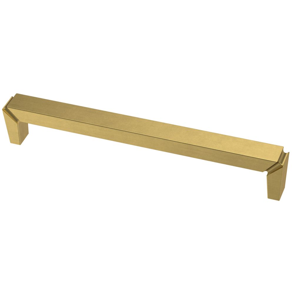 Liberty Poignée d'armoire Modern Notched, 160 mm (6 5/16 po), laiton