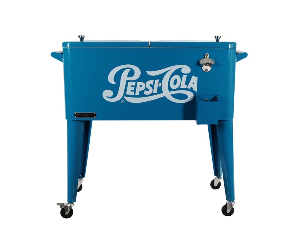 Permasteel Patio Cooler-80 QT - Blue Pepsi | The Home Depot Canada