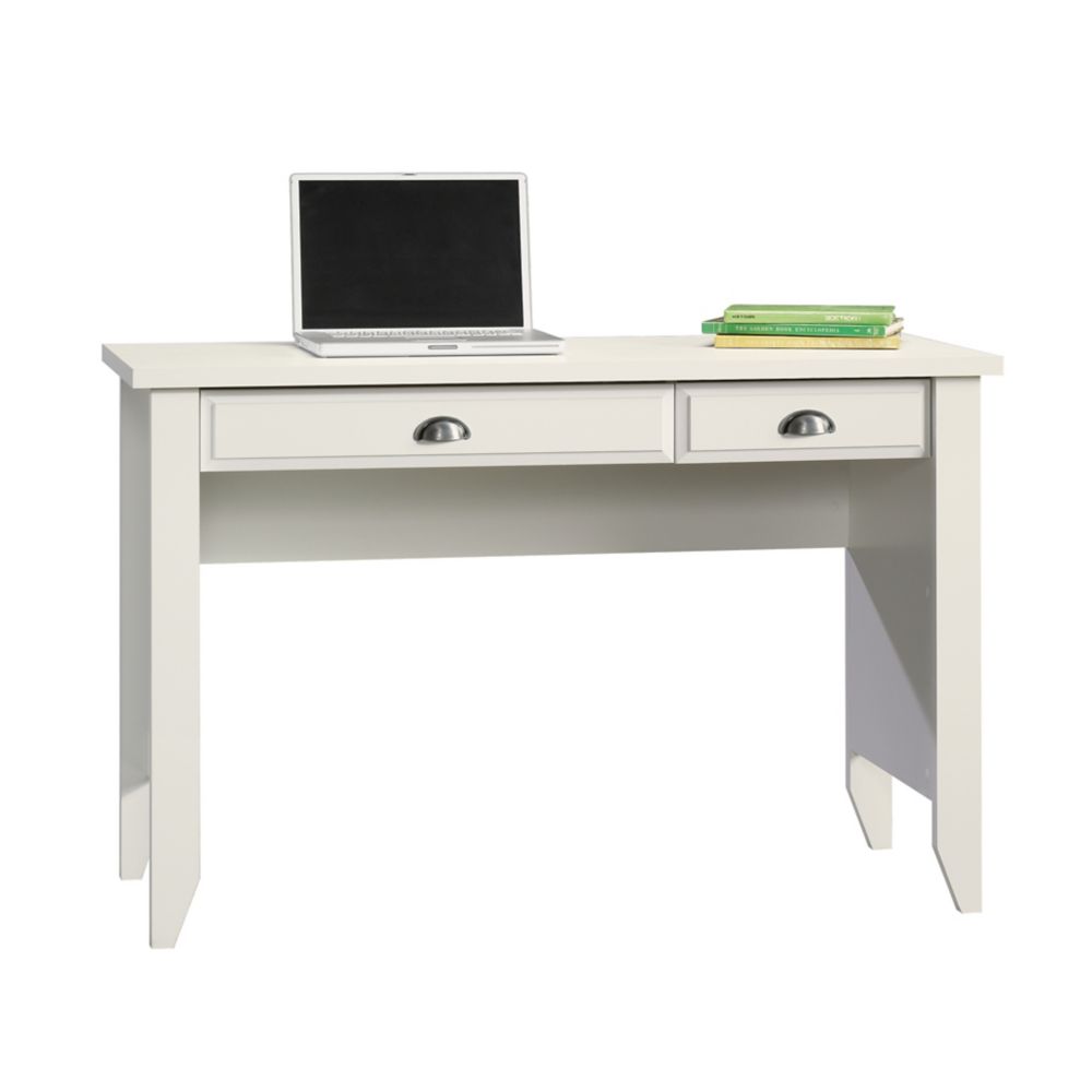 Sauder Woodworking Company Shoal Creek Computer Desk in Soft White