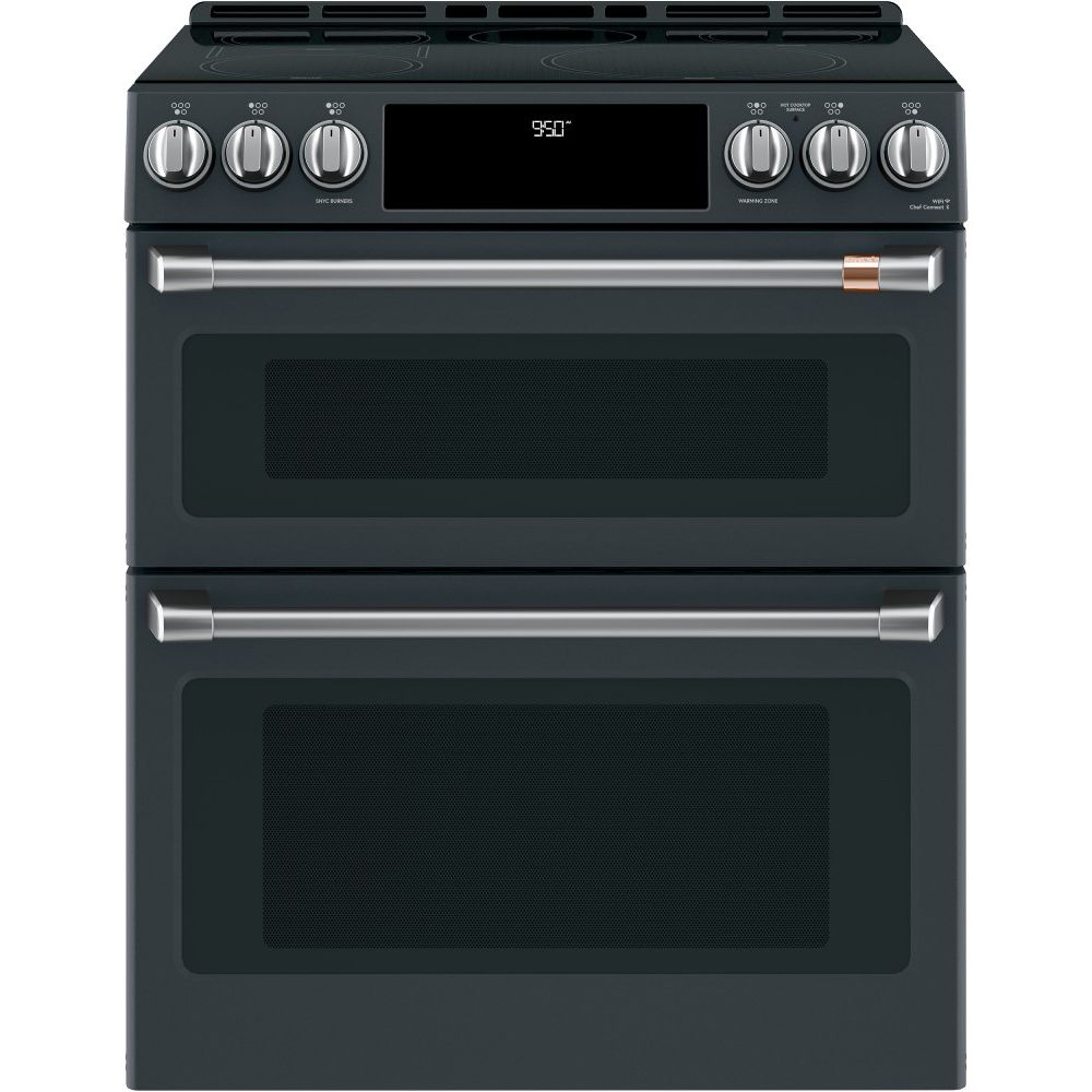 caf-7-cu-ft-induction-double-oven-slide-in-range-in-matte-black