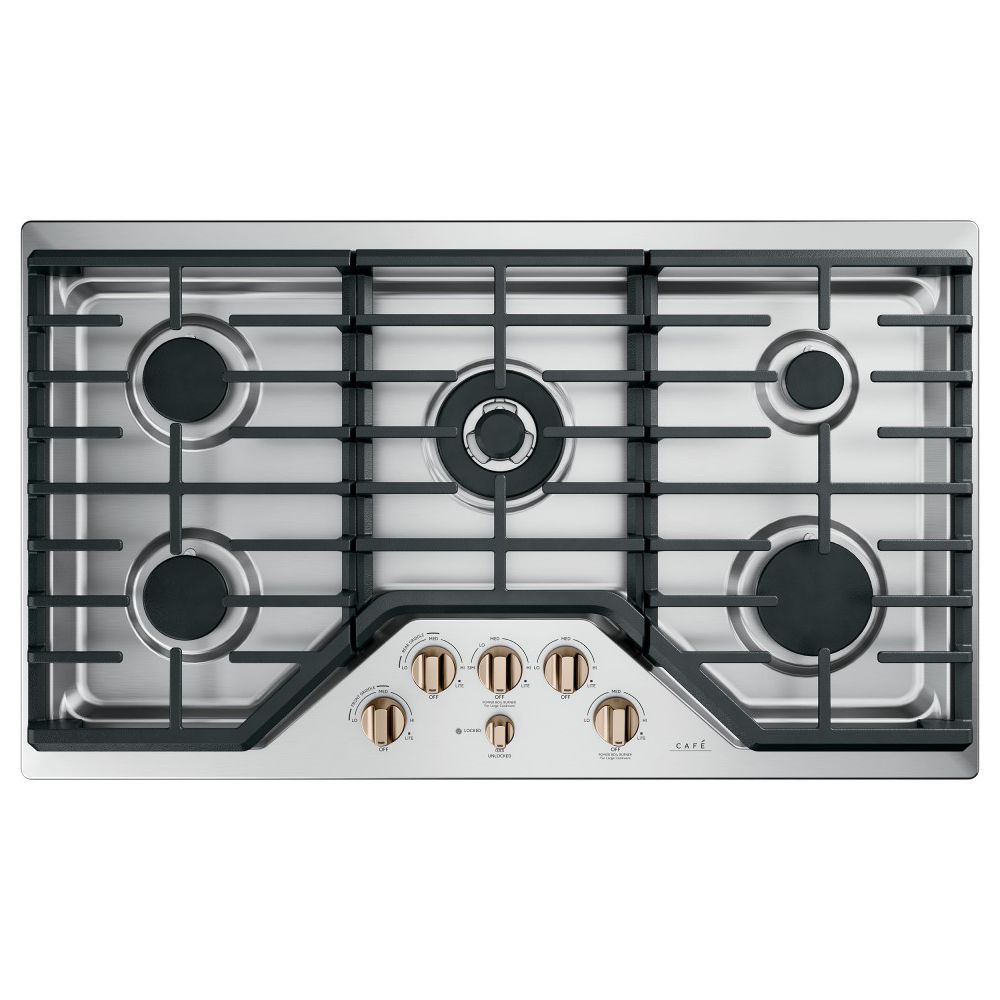 Café 36inch BuiltIn EdgetoEdge Gas Cooktop with 5 Burners in