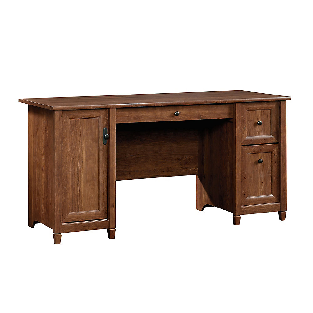 Edge Water Computer Desk In Auburn Cherry
