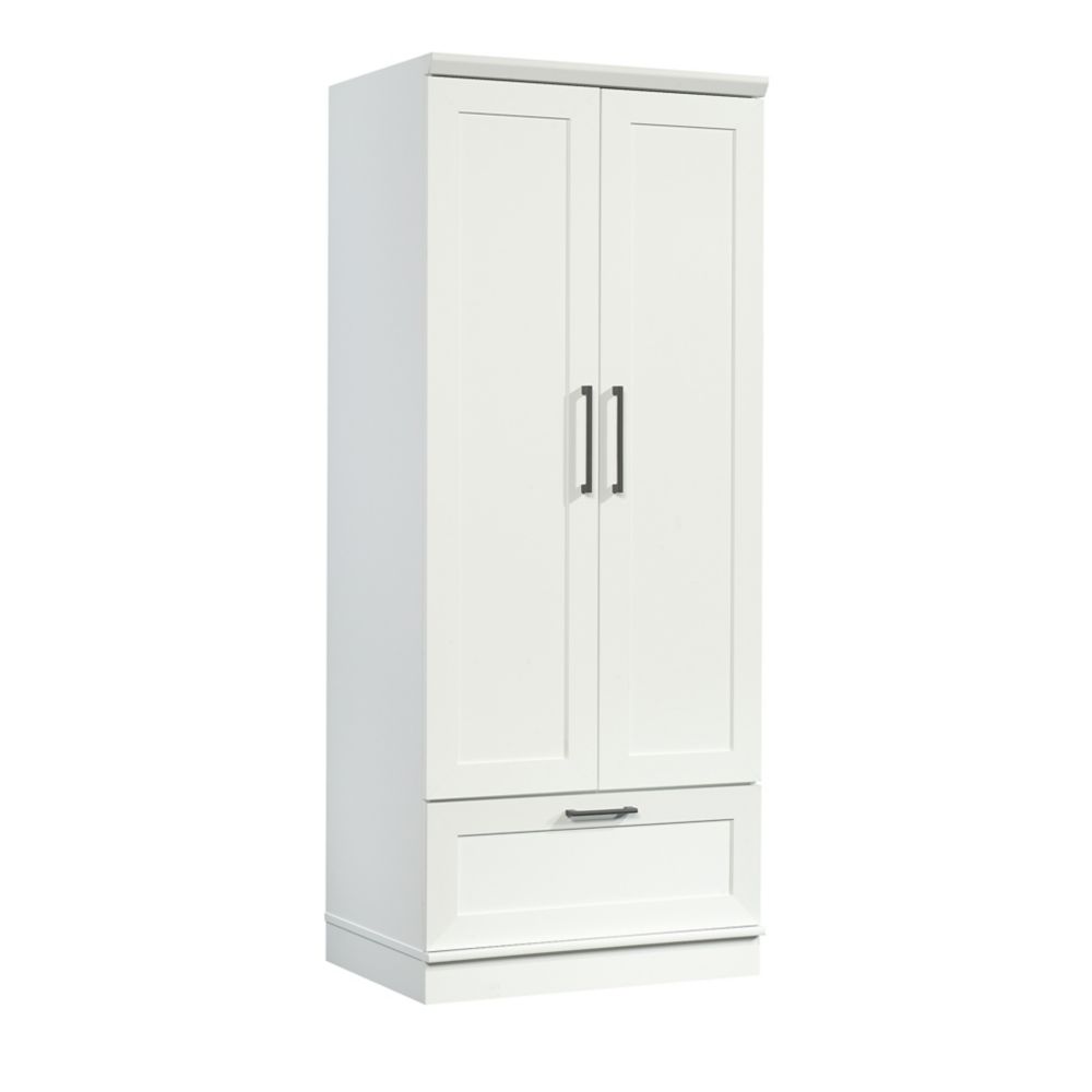 Sauder Woodworking Company Homeplus Wardrobe In Soft White